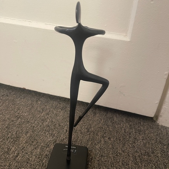 Vintage IKEA - Bodrul Khalique Black Dancing Ballerina Sculpture Figure - Picture 5 of 7